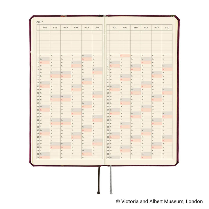 Hobonichi Paper Default Hobonichi Techo 2027 Weeks Planner | V&amp;A Series: Welcome to the V&amp;A