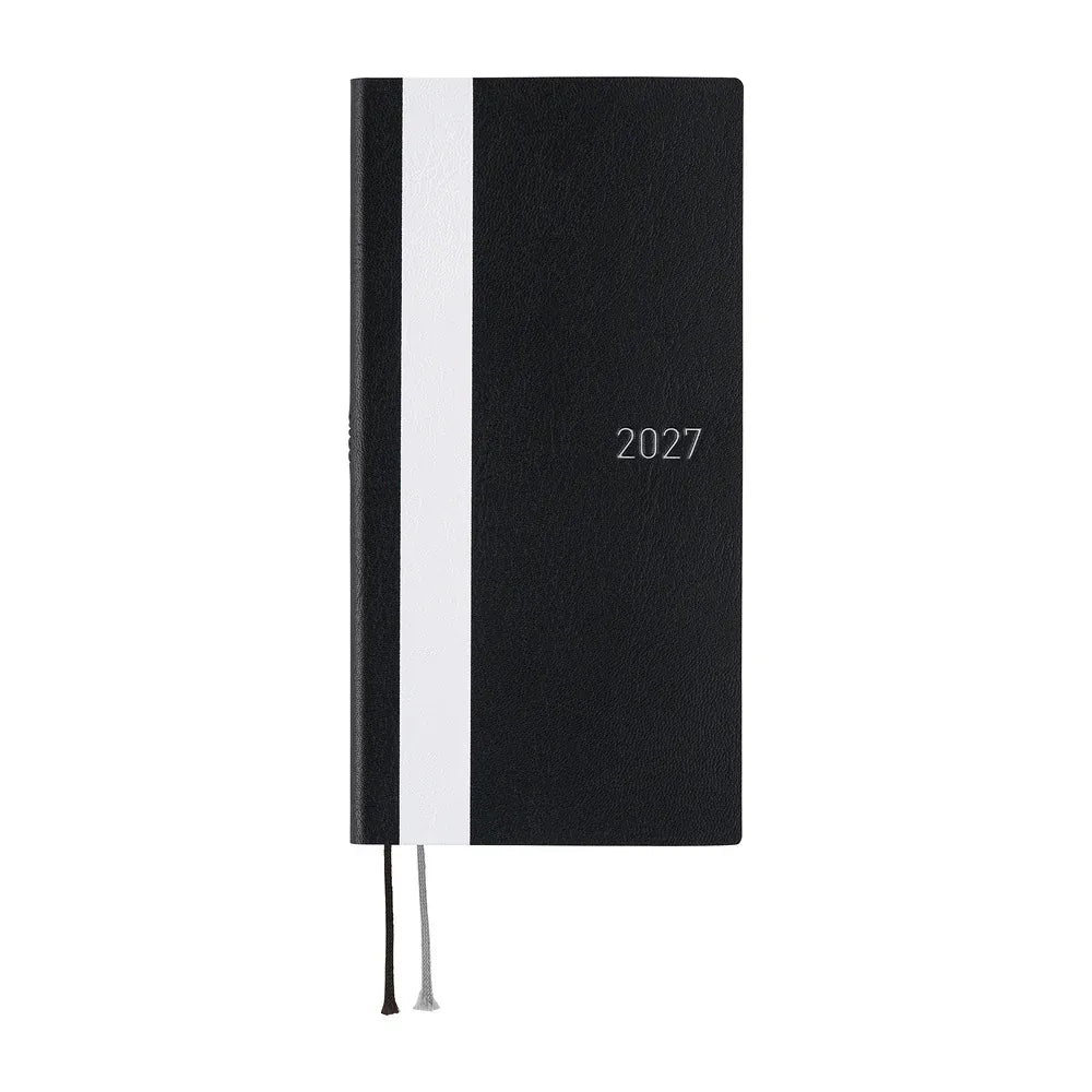 Hobonichi Paper Default Hobonichi Techo 2027 Weeks Planner | White Line: Black
