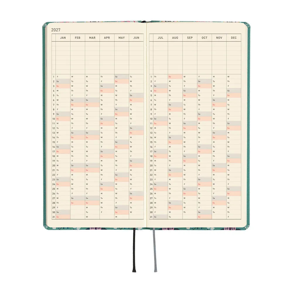Hobonichi Paper Default Hobonichi Techo 2027 Weeks Planner | Yumi Kitagishi: White Cat Wallpaper