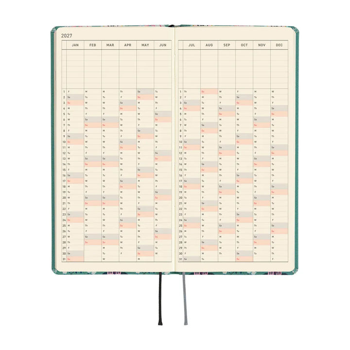 Hobonichi Paper Default Hobonichi Techo 2027 Weeks Planner | Yumi Kitagishi: White Cat Wallpaper
