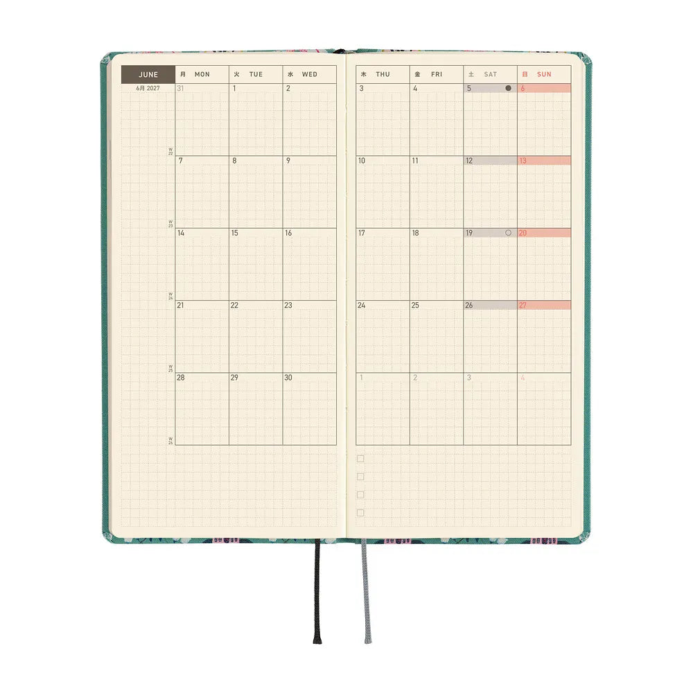 Hobonichi Paper Default Hobonichi Techo 2027 Weeks Planner | Yumi Kitagishi: White Cat Wallpaper