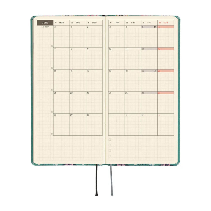 Hobonichi Paper Default Hobonichi Techo 2027 Weeks Planner | Yumi Kitagishi: White Cat Wallpaper