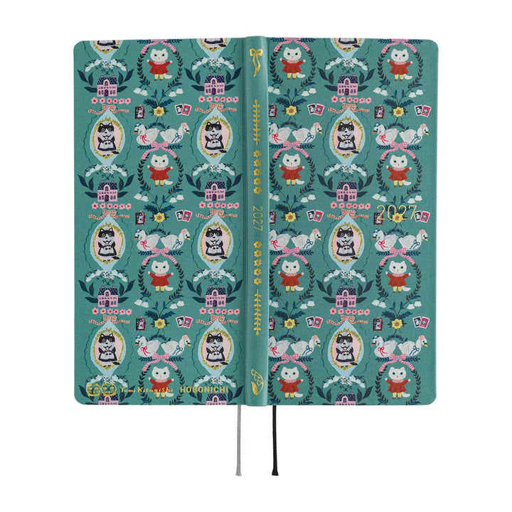 Hobonichi Paper Default Hobonichi Techo 2027 Weeks Planner | Yumi Kitagishi: White Cat Wallpaper