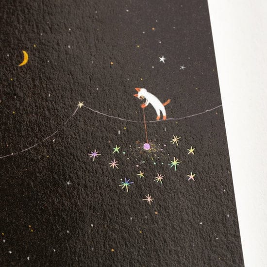 Hobonichi Paper Hobonichi 2027 | Hiroko Kubota: Graph Notebook - Another night of falling star sparklers (A6)