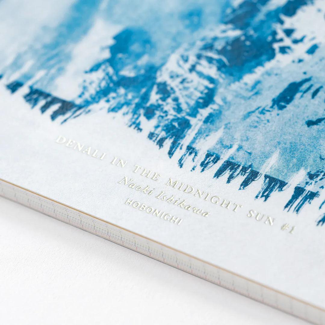 Hobonichi Paper Hobonichi 2027 | Naoki Ishikawa: Graph Notebook - Denali in the Midnight Sun 