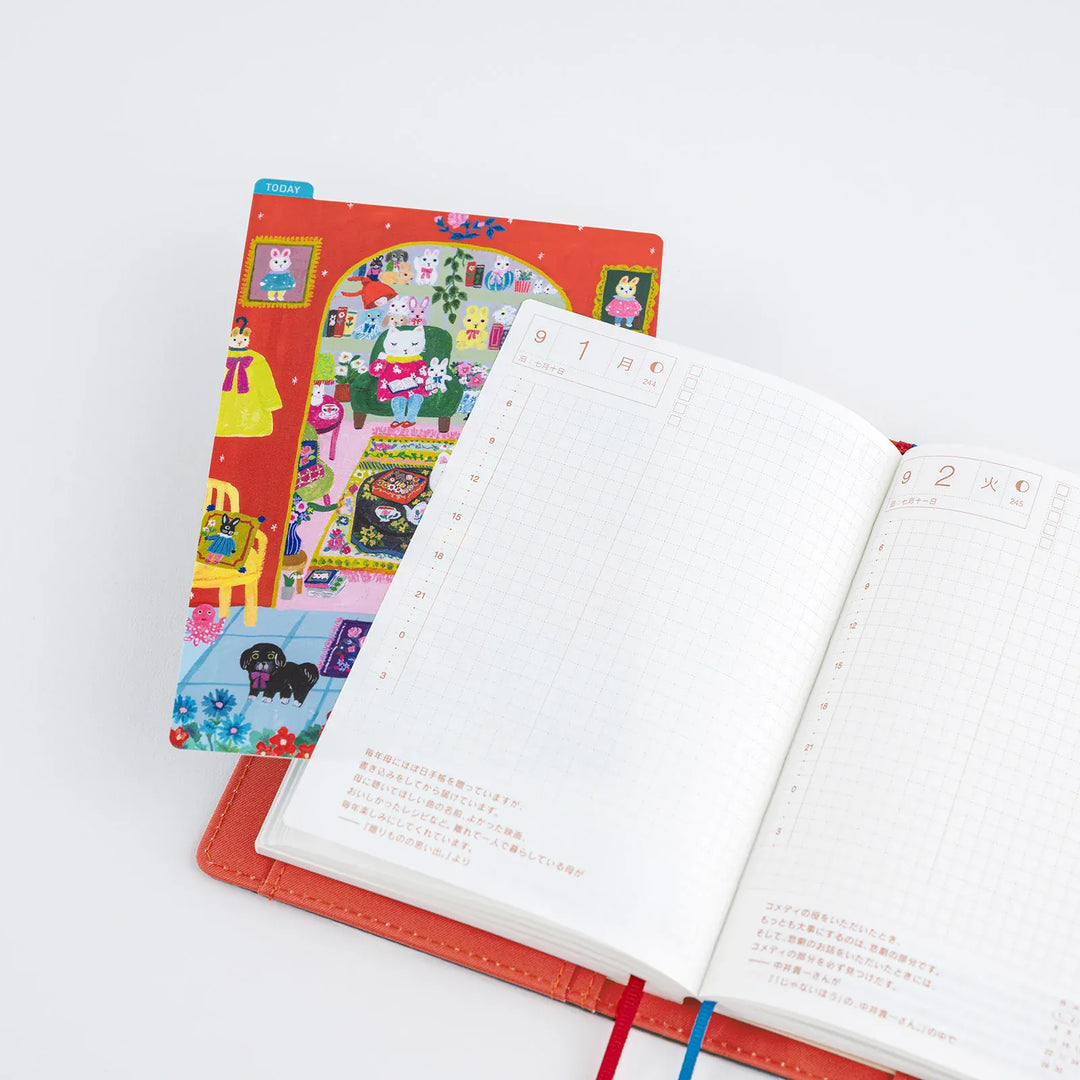 Hobonichi Paper Hobonichi 2027 | Yumi Kitagishi: Pencil Boards - A5, A6, Weeks
