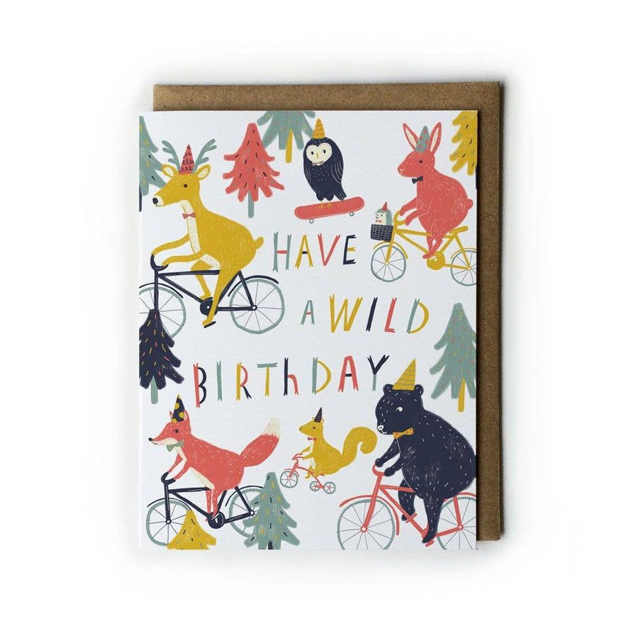 Honeyberry Studios Card Have a Wild Birthday Greeting Card