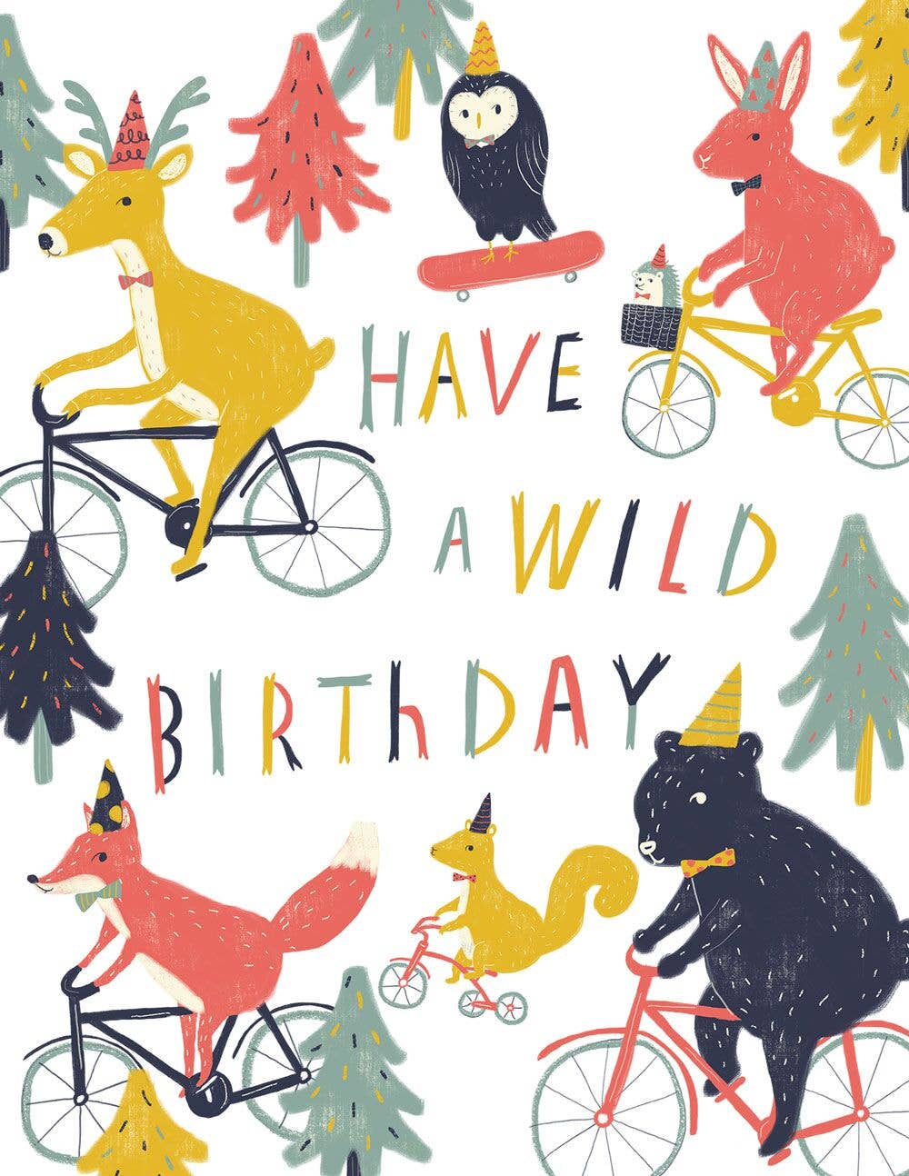 Honeyberry Studios Card Have a Wild Birthday Greeting Card