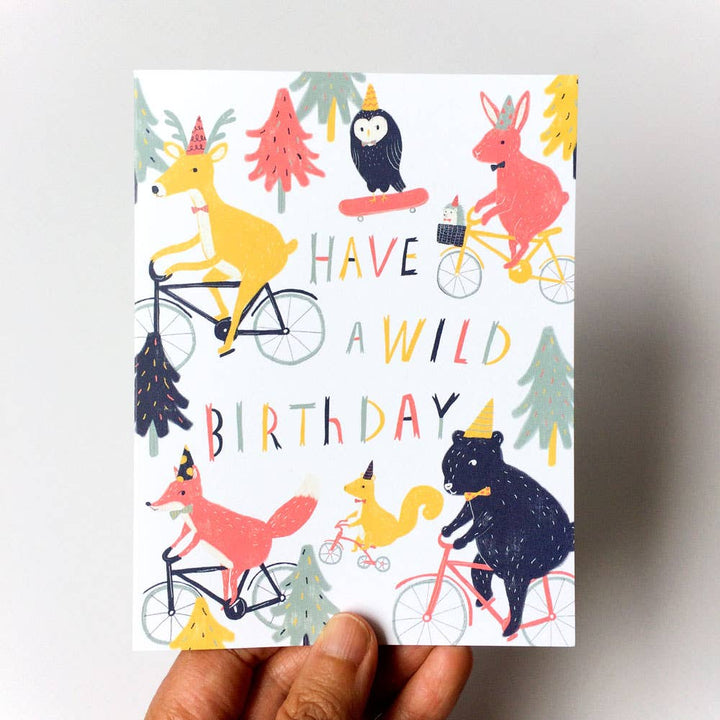 Honeyberry Studios Card Have a Wild Birthday Greeting Card