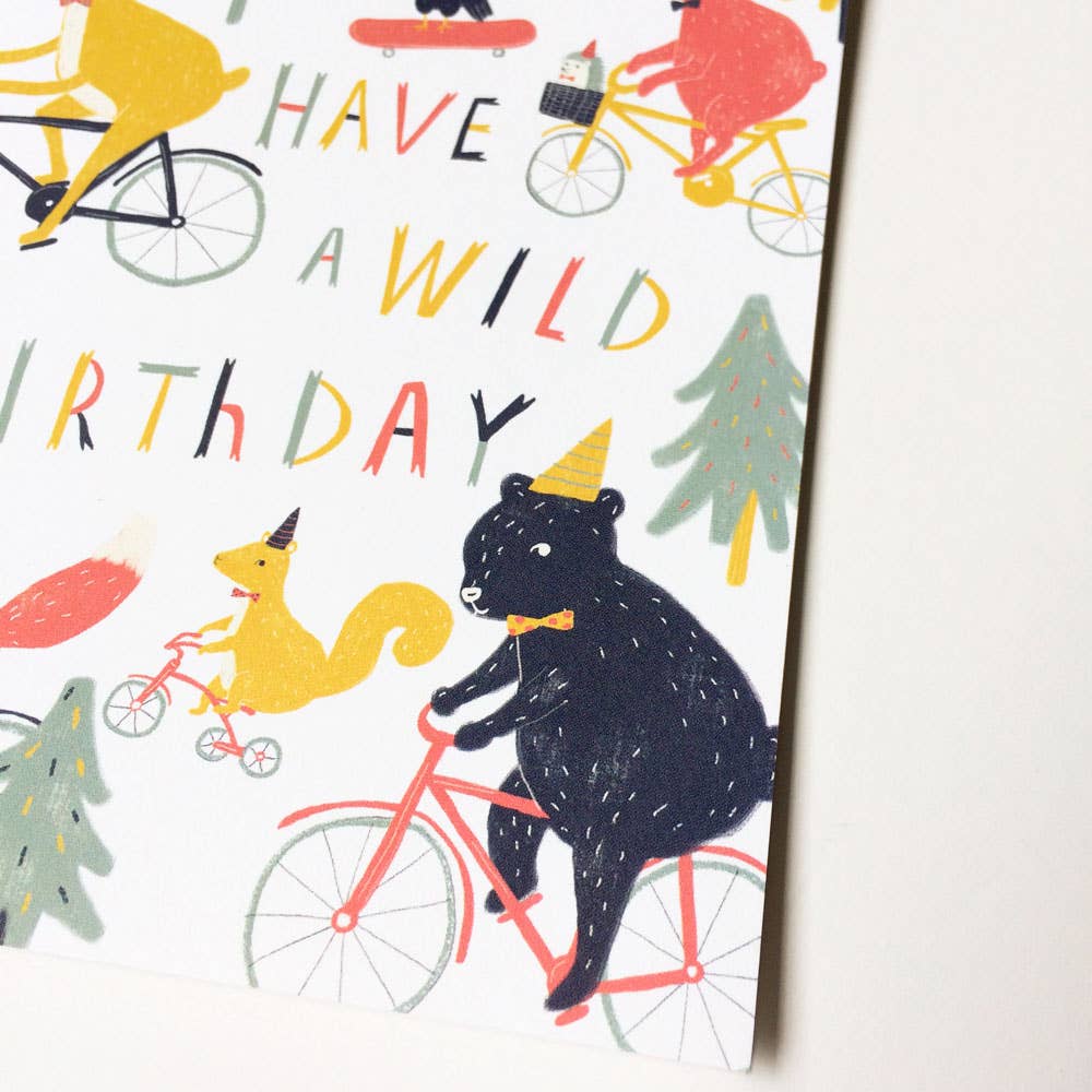 Honeyberry Studios Card Have a Wild Birthday Greeting Card