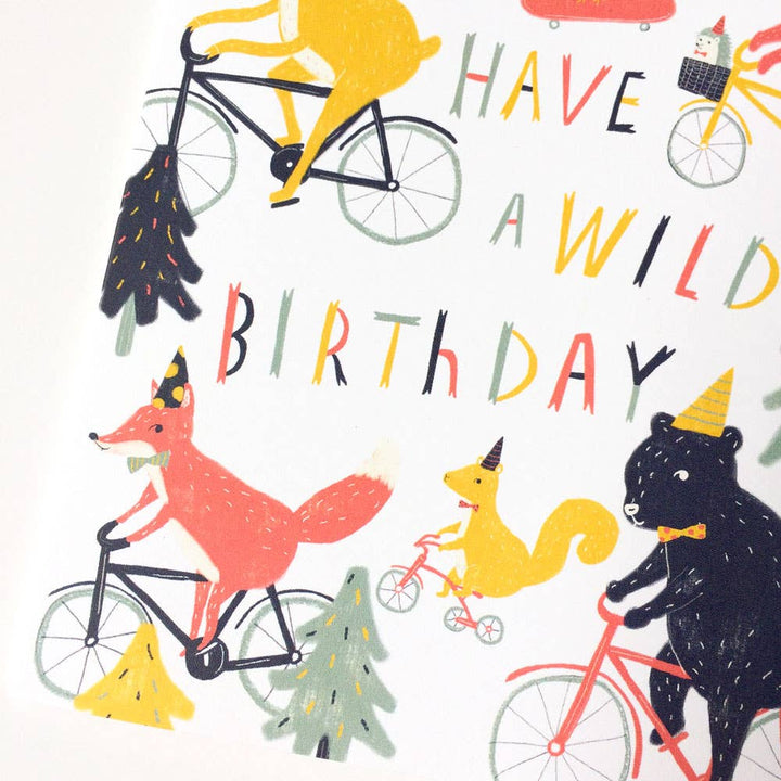 Honeyberry Studios Card Have a Wild Birthday Greeting Card