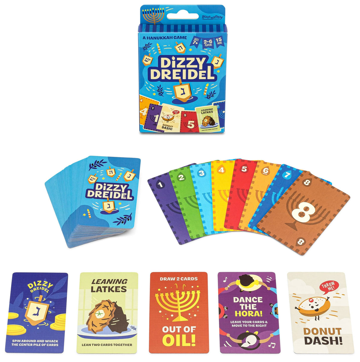 Hootenanny Games Games Dizzy Dreidel Hanukkah Game | Hootenanny Games