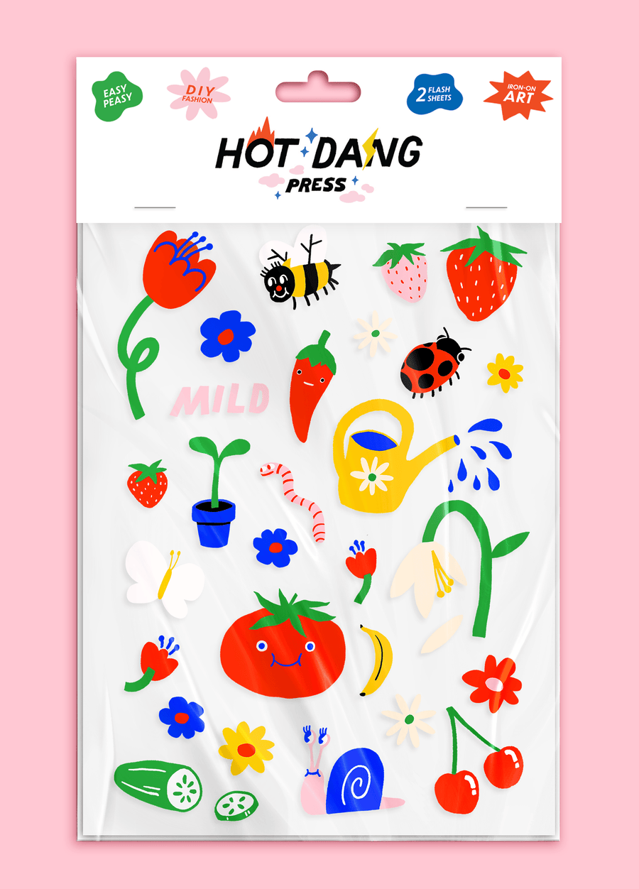 Hot Dang Press Cards Garden Gone Mild Sheet Set | Hot Dang Press