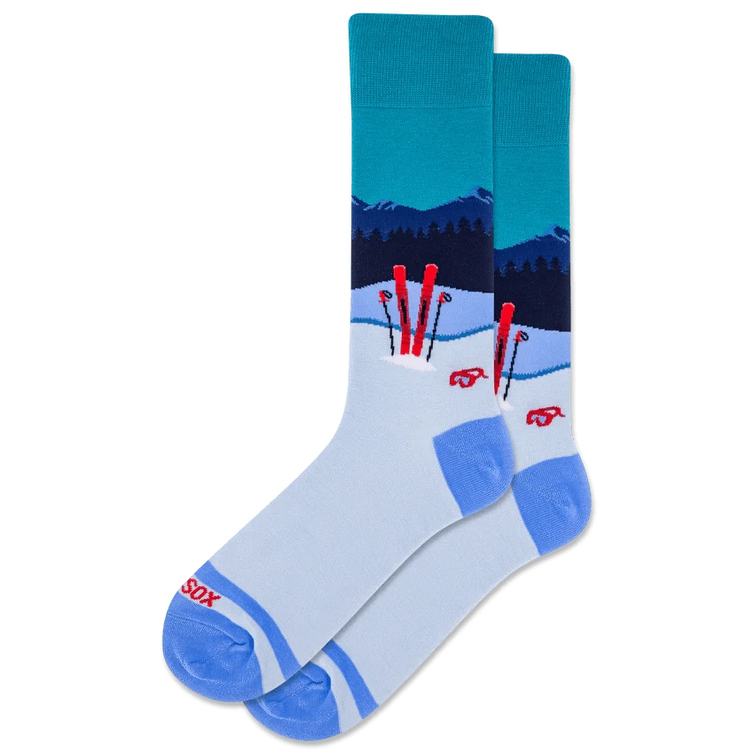 Hotsox Fashion Men's Skiing Crew Socks