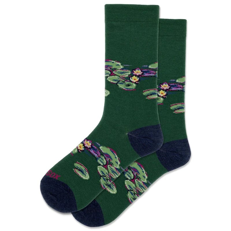 Hotsox Fashion Women's Nympheas Crew Socks