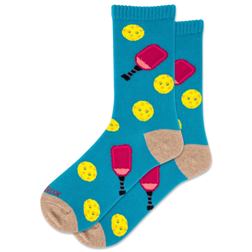 Hotsox Fashion Women's Pickleball Hybrid Crew Socks