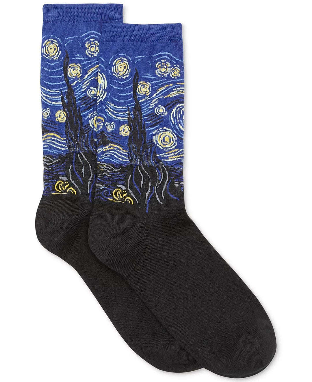 Hotsox Fashion Women's Starry Night Crew Socks