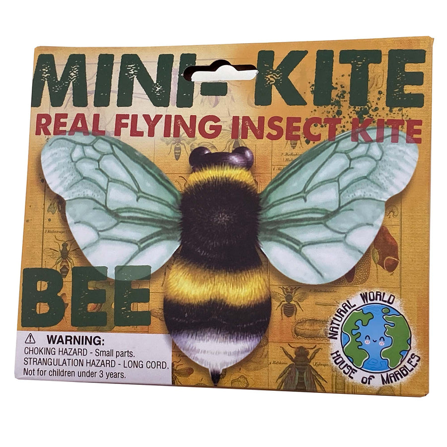 House of Marbles Flying Insect Bee Mini Flying Insect Kites