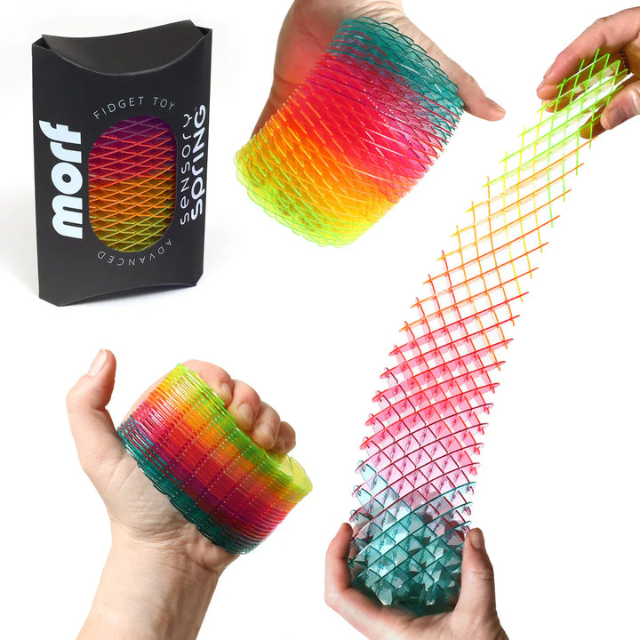 Humango Sensory Toy Morf Big Spring Rainbow | Humango