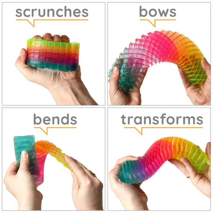 Humango Sensory Toy Morf Big Spring Rainbow | Humango