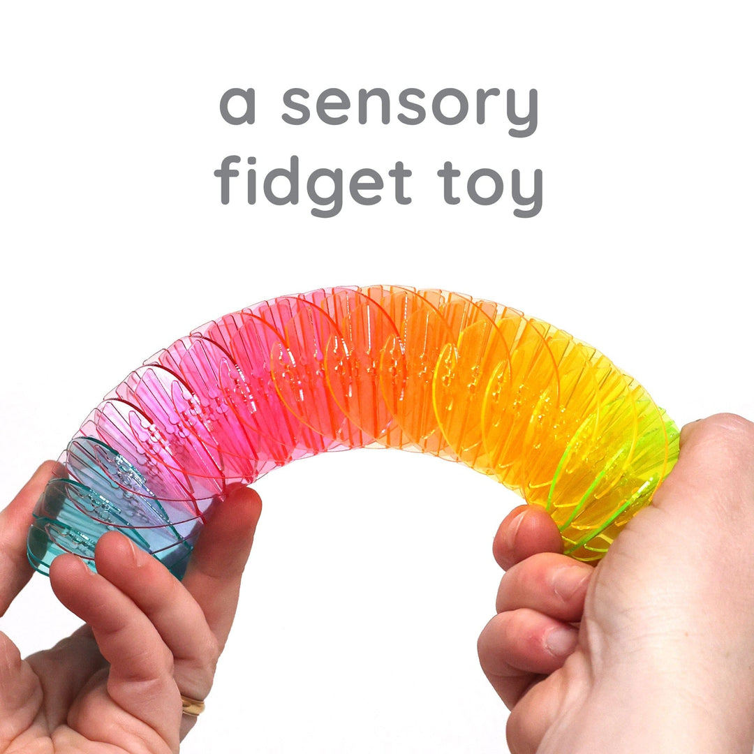 Humango Sensory Toy Morf Small Spring Rainbow | Humango