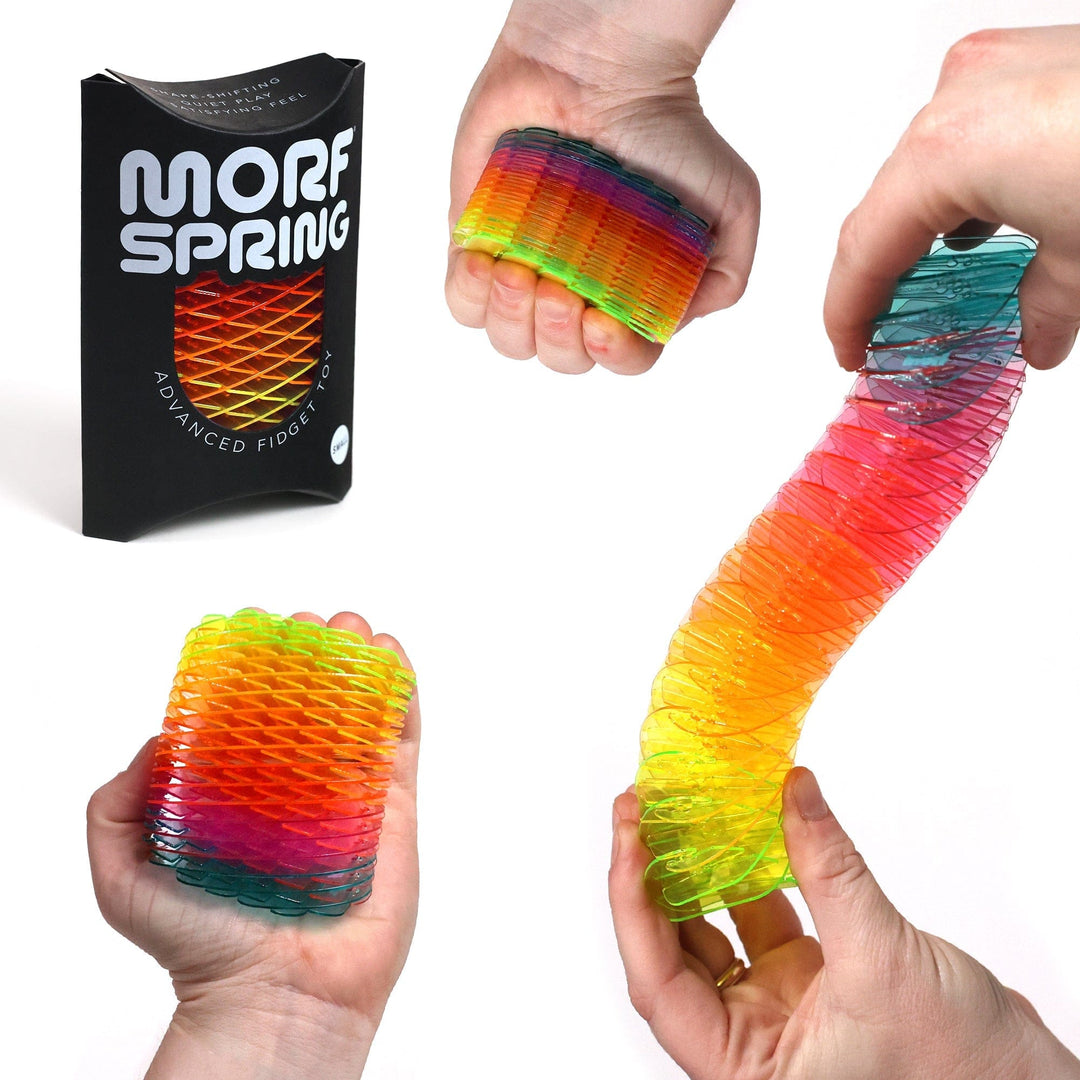 Humango Sensory Toy Morf Small Spring Rainbow | Humango