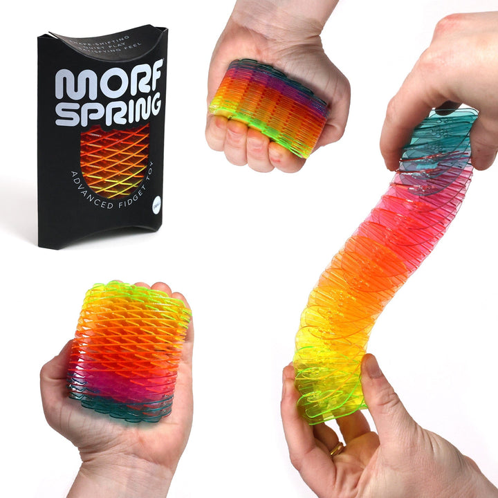 Humango Sensory Toy Morf Small Spring Rainbow | Humango