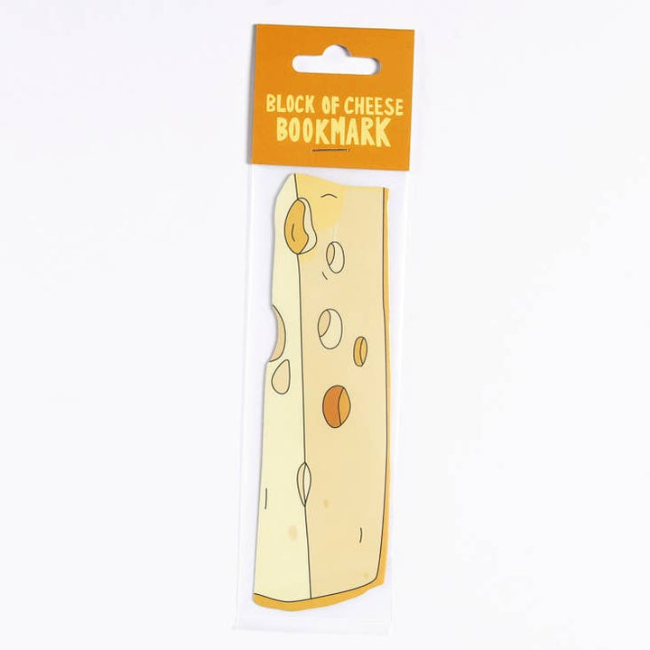 Humdrum Paper Bookmark Block of Cheese Bookmark