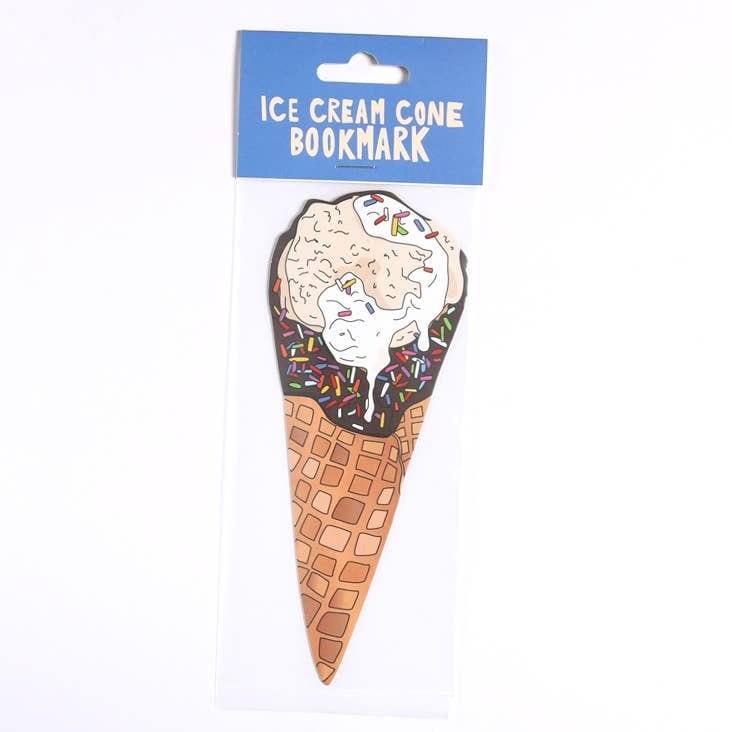 Humdrum Paper Bookmark Ice Cream Cone Bookmark