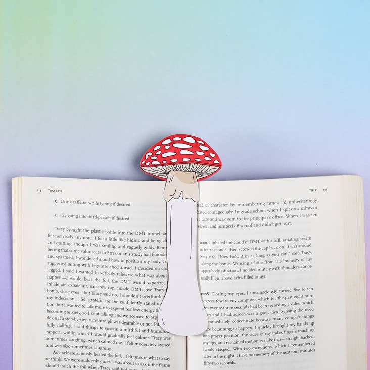 Humdrum Paper Bookmark Mushroom Bookmark