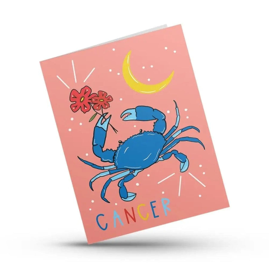 Hustle & Hope birthday card Cancer Zodiac Birthday Card