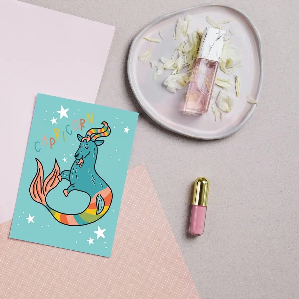 Hustle & Hope birthday card Capricorn Zodiac Birthday Card