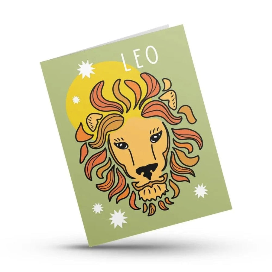 Hustle & Hope birthday card Leo Zodiac Birthday Card