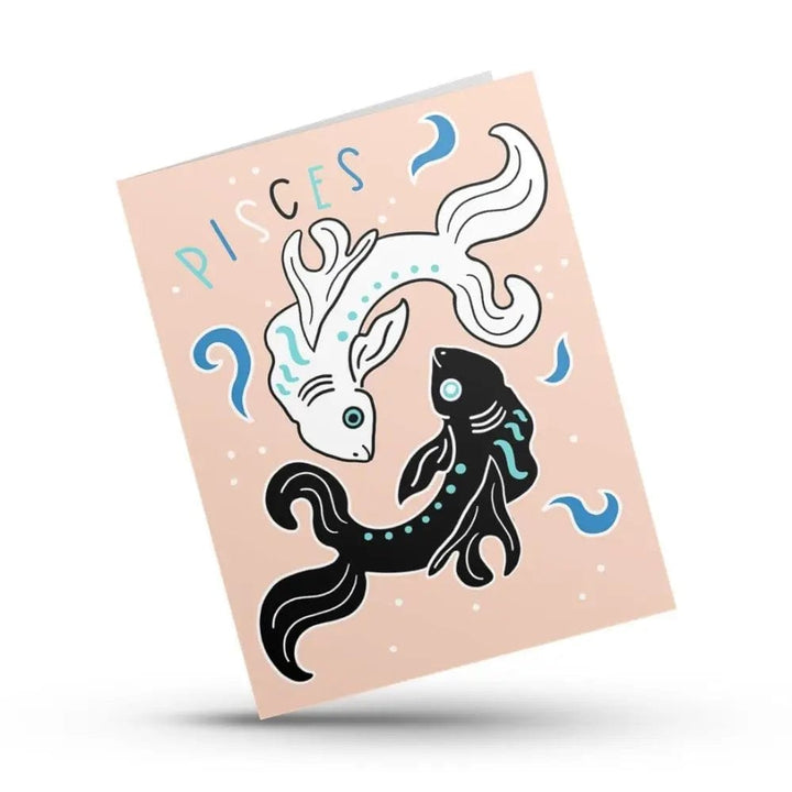 Hustle & Hope birthday card Pisces Zodiac Birthday Card