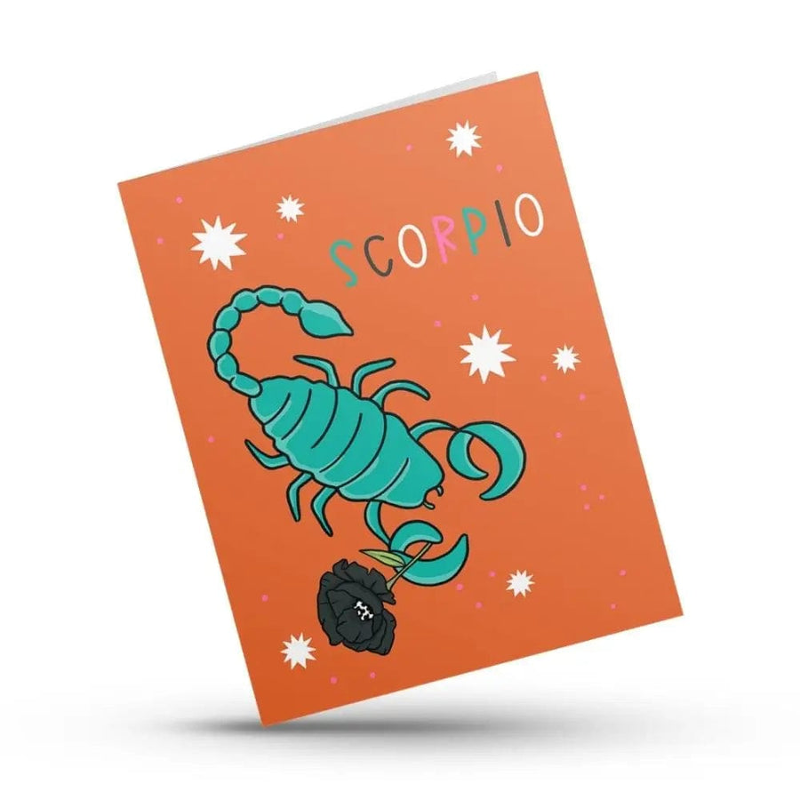 Hustle & Hope birthday card Scorpio Zodiac Birthday Card