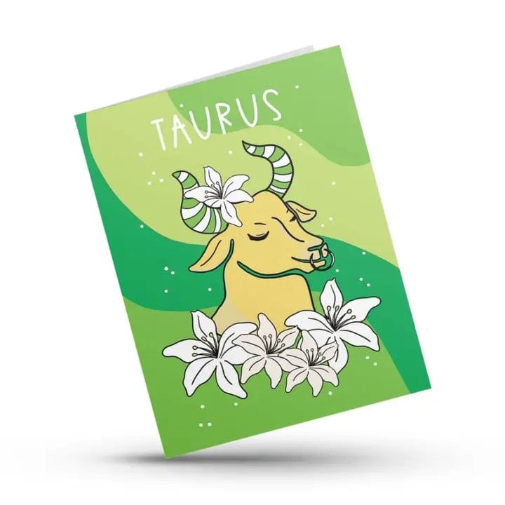 Hustle & Hope birthday card Taurus Zodiac Birthday Card