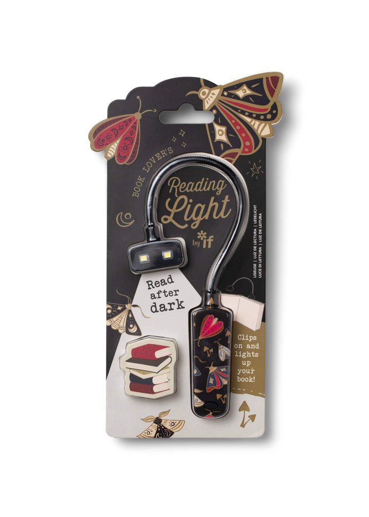 IF USA Gifts Dark Moths Book Lover's Reading Light