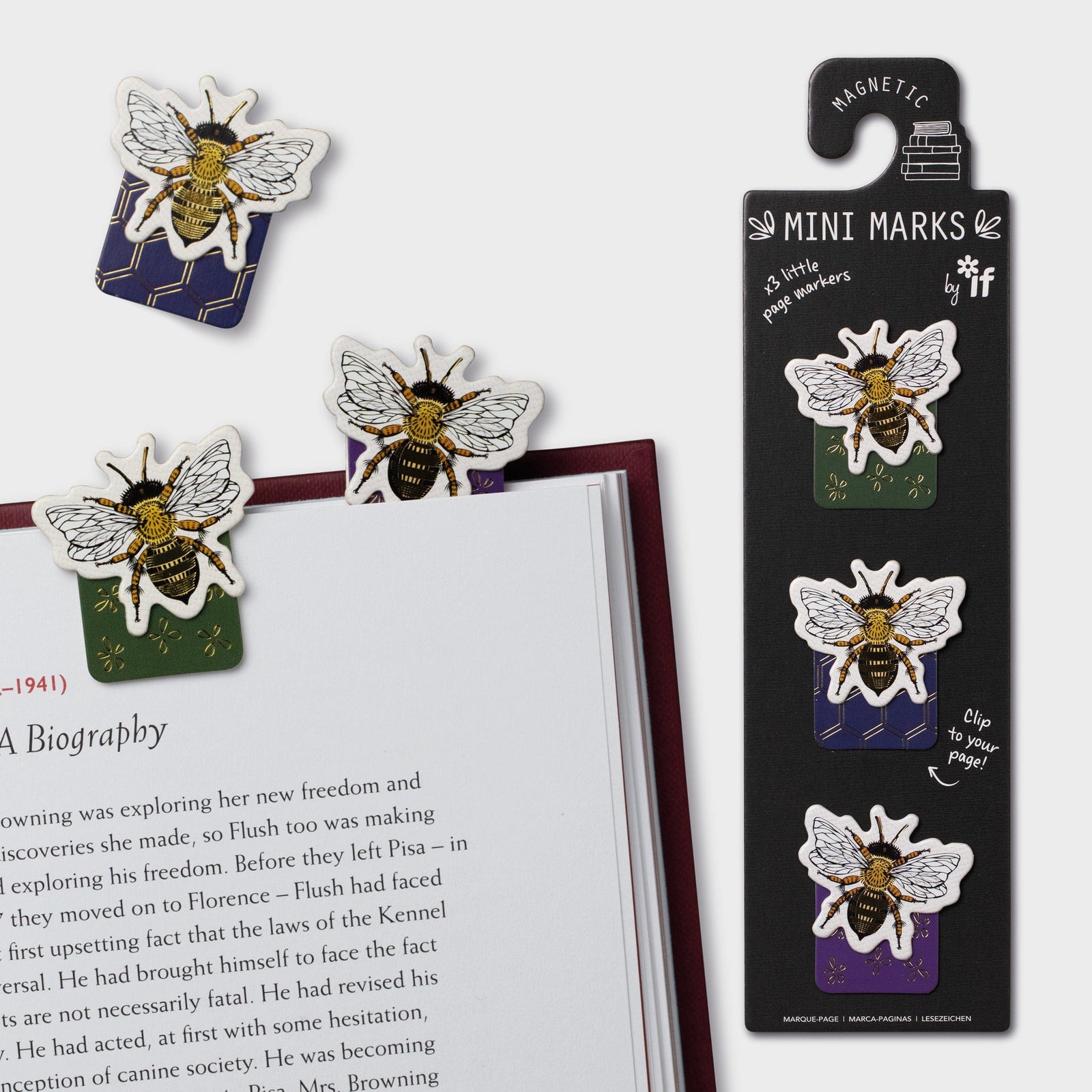 IF USA Gifts Magnetic Mini Marks by IF - Bees