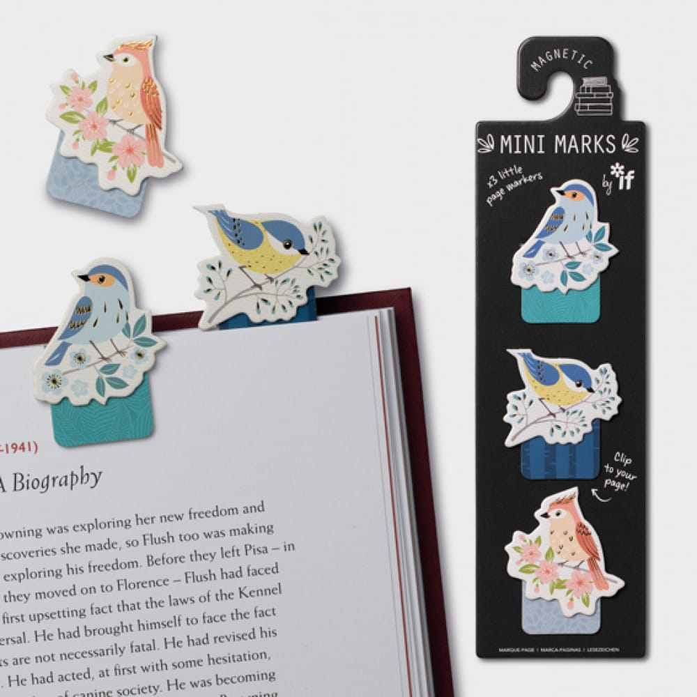 IF USA Gifts Magnetic Mini Marks by IF - Birds