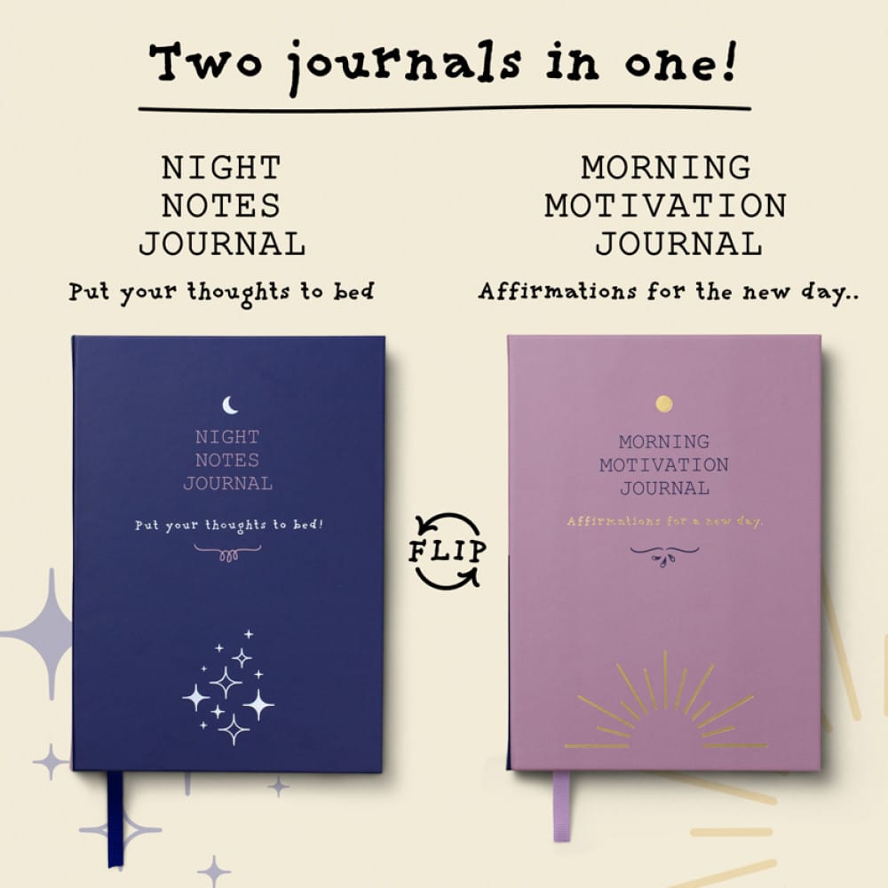 IF USA Paper Night Notes & Morning Motivations Journal