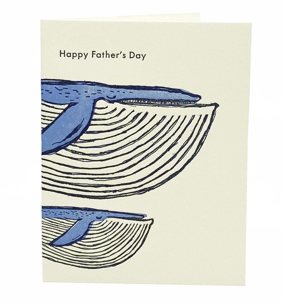 ilee paper goods Card Whales, Father's Day Card
