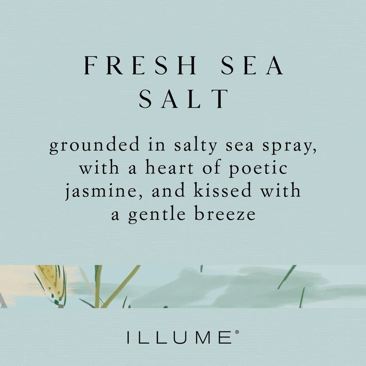 Illume Candle Fresh Sea Salt Large Baltic Glass Candle