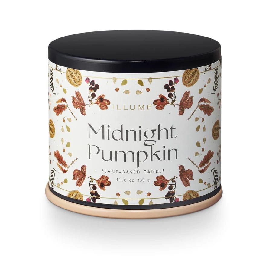 Illume Candle Midnight Pumpkin Vanity Tin Candle