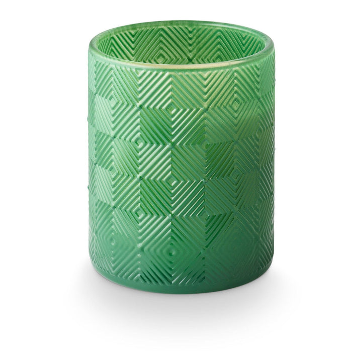 Illume Gifts Jungle Green Magnolia Textured Glass