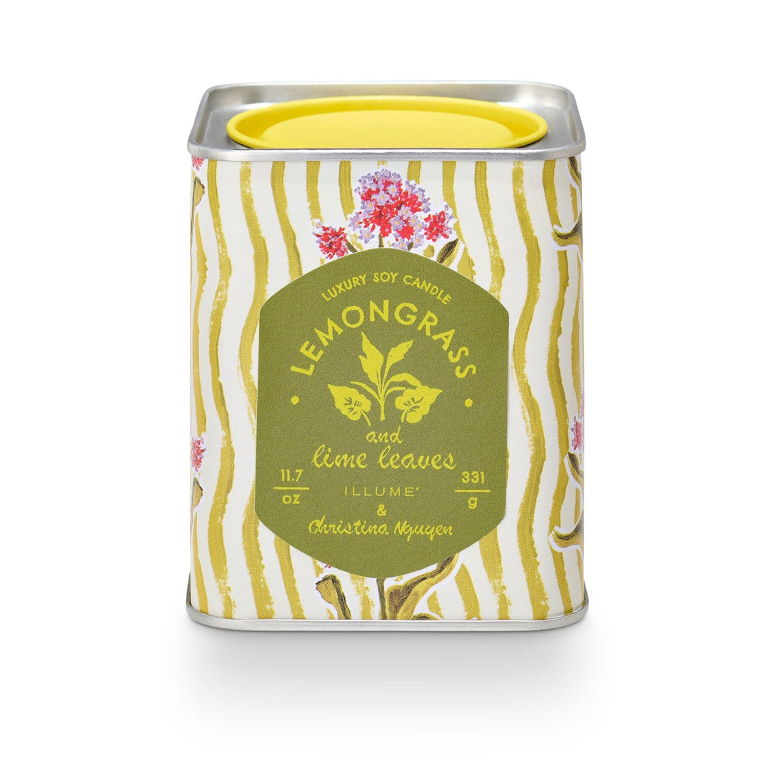 Illume Gifts Lemongrass & Lime Leaves Printed Tin