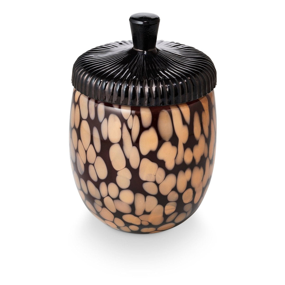 Illume Gifts Midnight Pumpkin Glass Acorn Candle