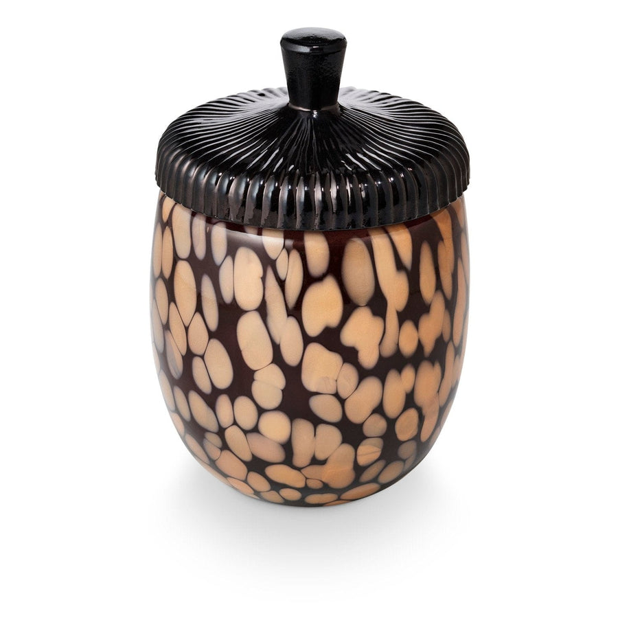 Illume Gifts Midnight Pumpkin Glass Acorn Candle