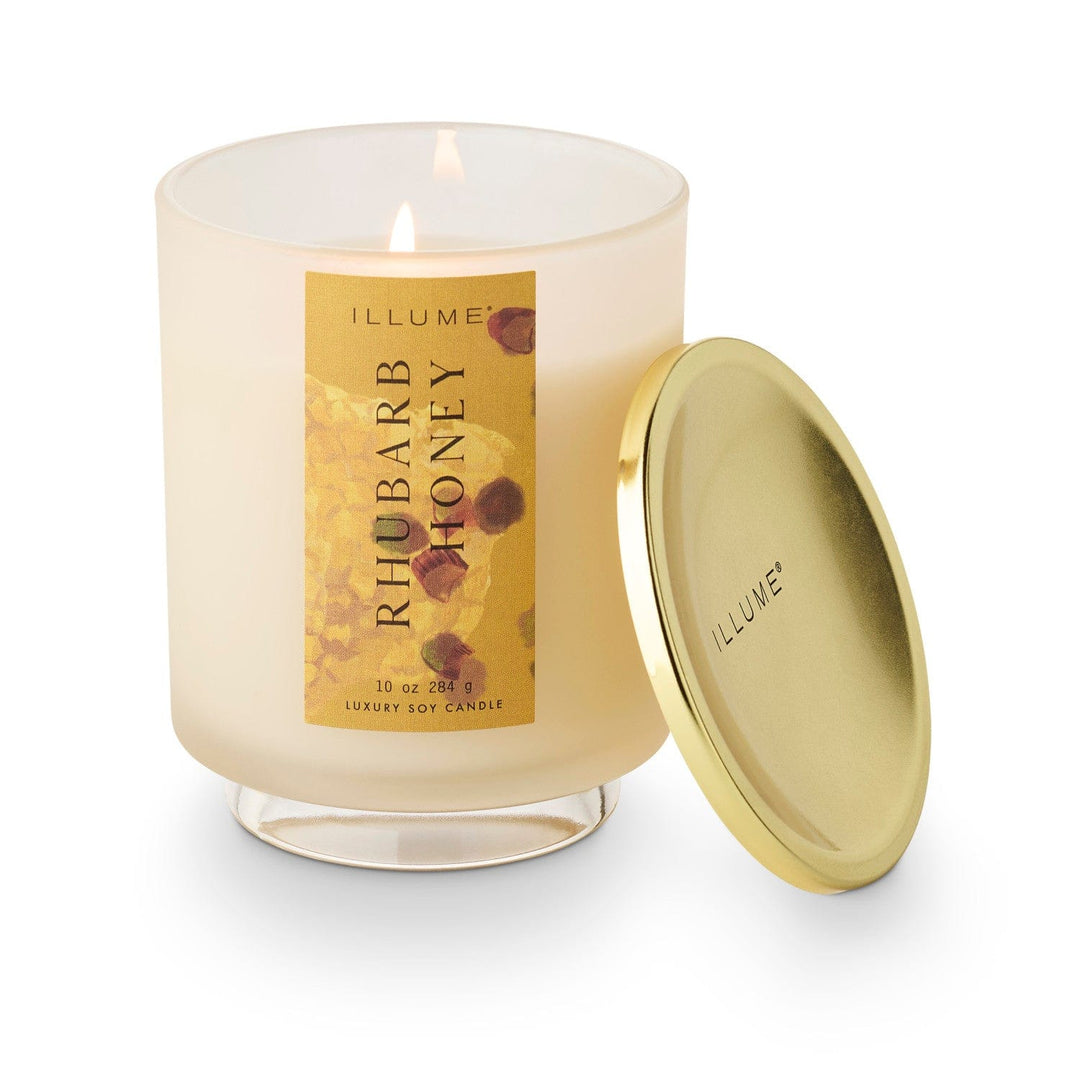 Illume Gifts Rhubarb Honey Signature Glass