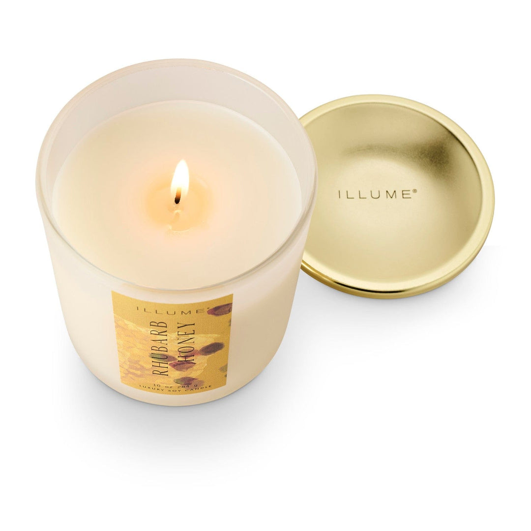 Illume Gifts Rhubarb Honey Signature Glass