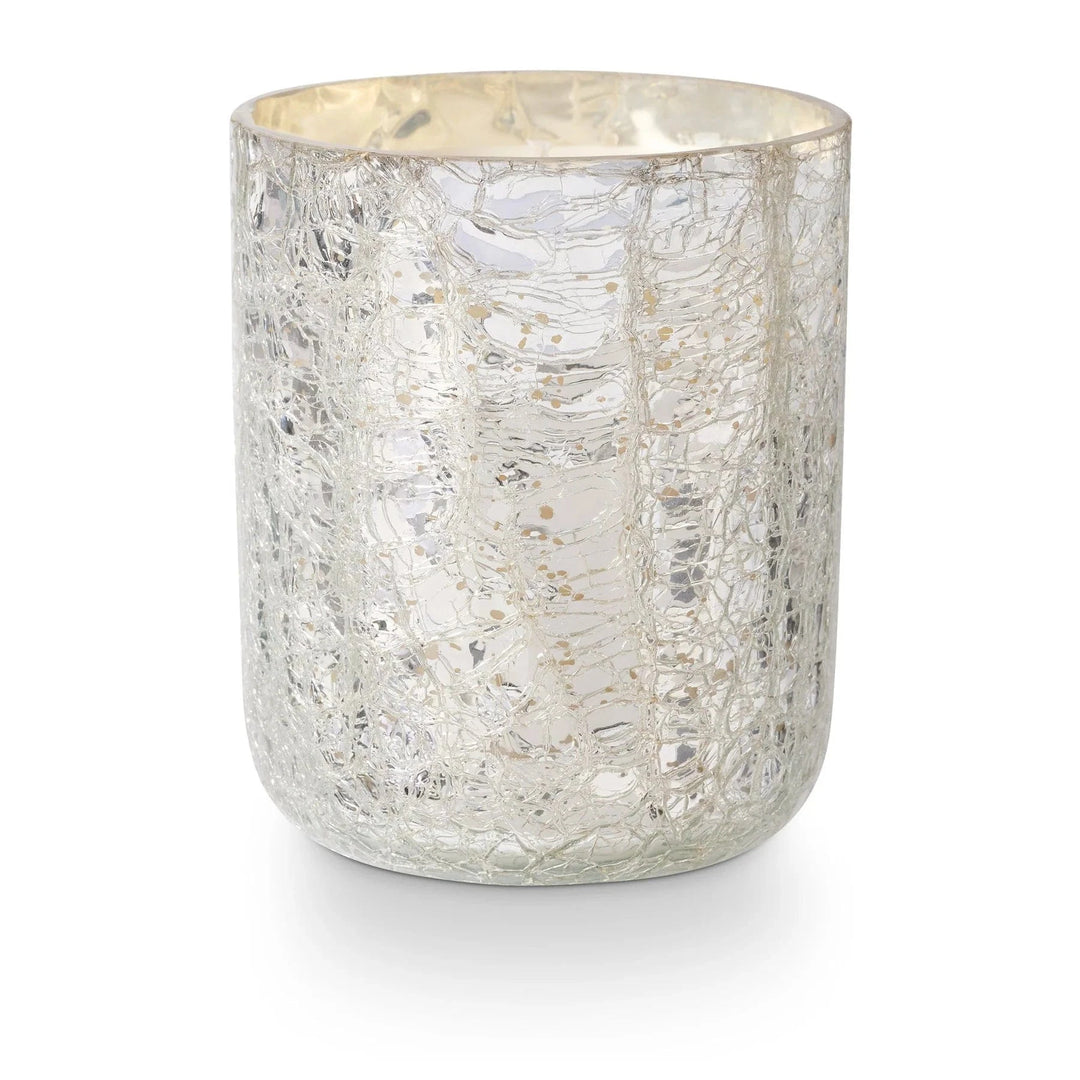 Illume Holiday Balsam & Cedar Small Boxed Crackle Glass Candle